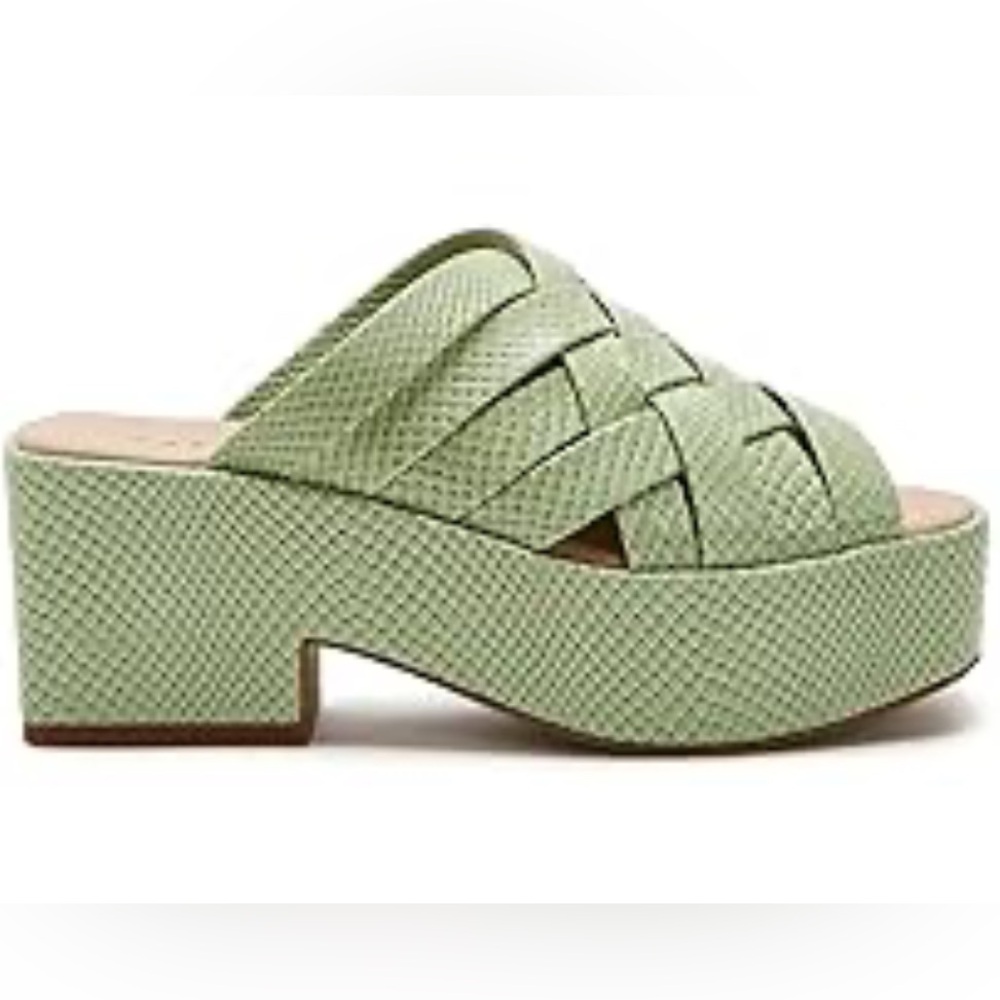 Katy Perry Criss Cross Platform Sandals - The Busy Bee - Size 8.5 - NWOT